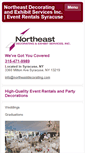 Mobile Screenshot of northeastdecorating.com